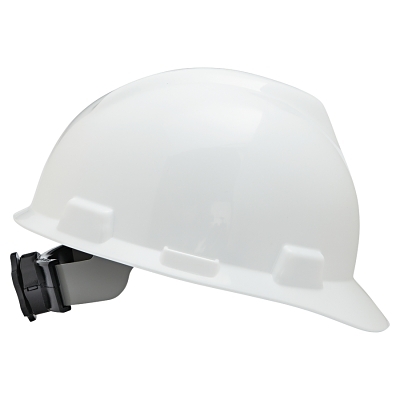WHITE V-GARD SLOTTED CAP
